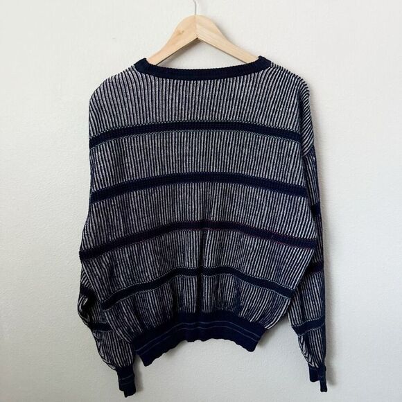 MAGLIFICIO FLORENCE | Italian Vintage Cotton Sweater Blue 90's Sweater | Medium - Picture 5 of 5